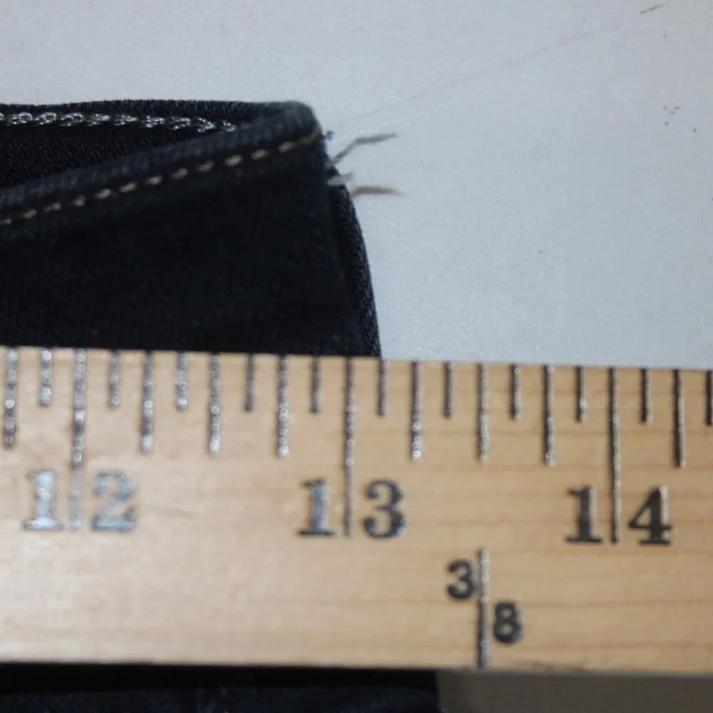 Mother Jeans The Rascal Sz 25 x 33 Dark Blue Denim Straight Cotton Poly Jeans - Picture 7 of 12